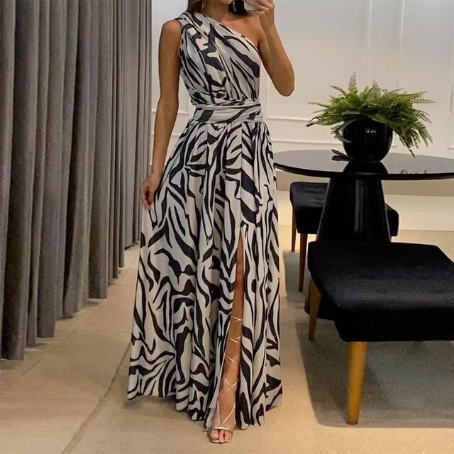 Zerazo™ - Kleid mit Zebra-Streifenmuster