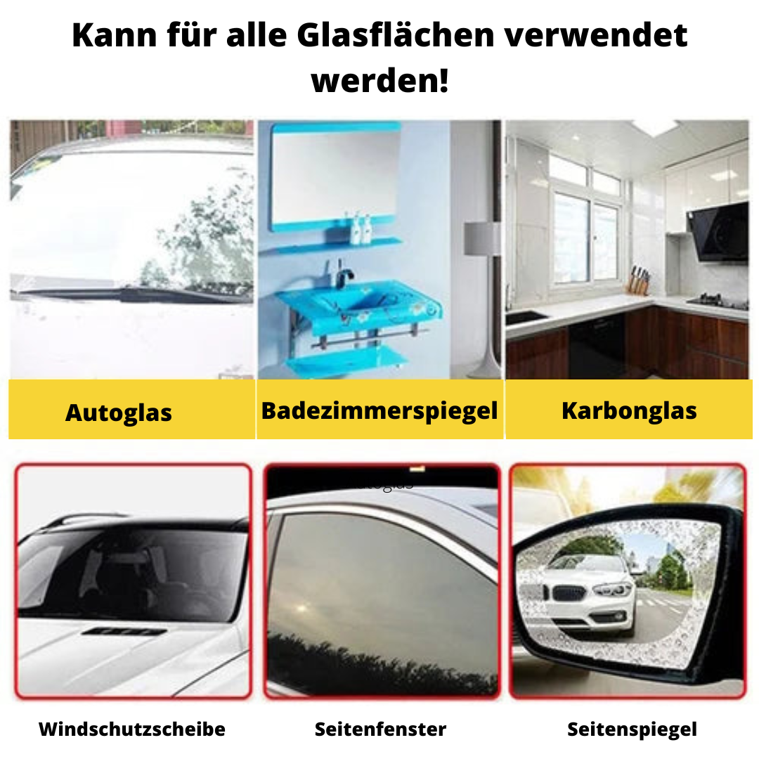 GlassCleaner™ - Sorgt für klare Sicht bei jedem Wetter (1+1 Gratis)