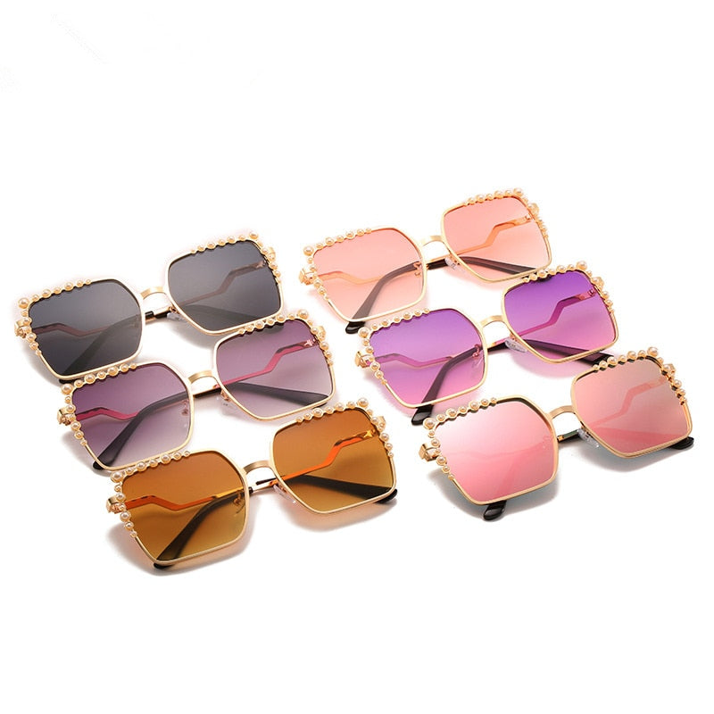 LuxuryEyes™ - Perlen-Sonnenbrille
